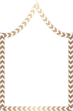 Inflexed Arch window door Architectural Arch rectangular frame Arrows symbol Luxury golden frame Gold frame ornamental borders decorative decor picture frame 