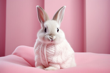 Obraz premium Animal cute easter pet rabbit