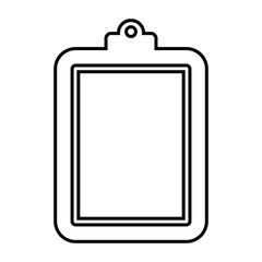 Stationery, stationary, clipboard icon