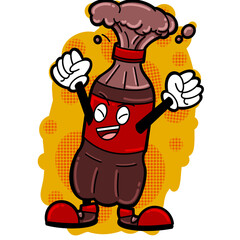 Food Retro Mascot 