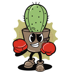 Food Retro Mascot 