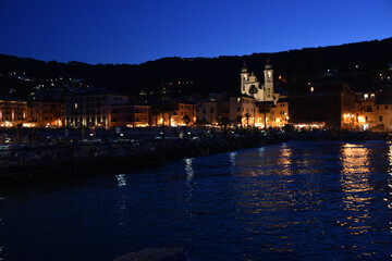 Fototapeta premium Laigueglia di sera