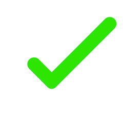 Check Mark Button icon vector