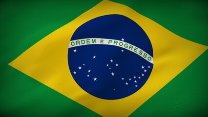 Fototapeta premium Brazil The Spirit of the National Flag