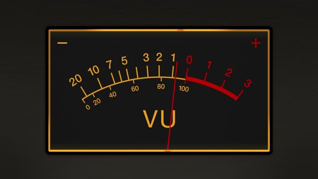 Illuminated Analog Retro Vu Meter