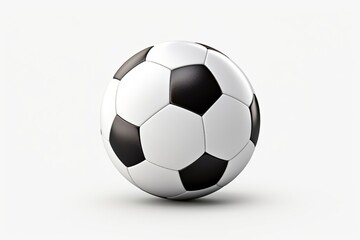 Fototapeta premium A football isolated on a white background