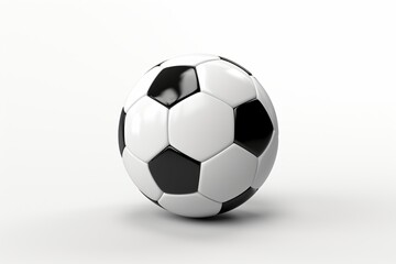 A football isolated on a white background