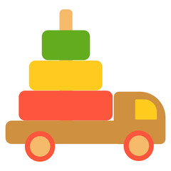 Obraz premium Cute Kids Toy Illustration 2