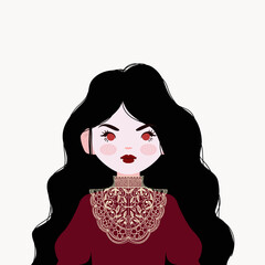 Vampire Character Illustration