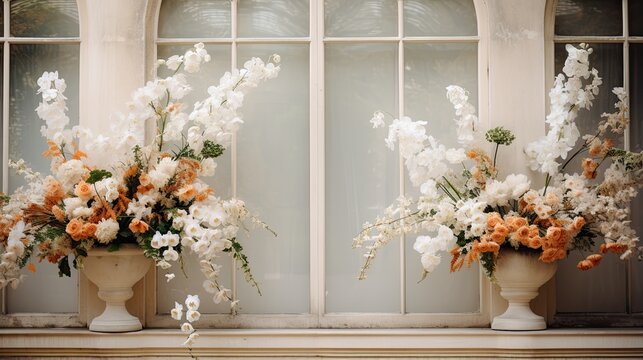 Floral Designer Creating Beautiful and Artistic Floral Arrangements for Weddings and Events