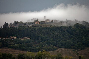 Tuscany Village in the Clouds