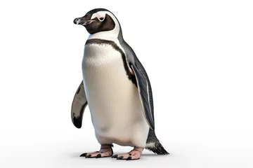 Crédence de cuisine en verre imprimé Antarctique Penguin isolated on white background