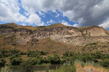 Vardzia - a cave monastery site in Georgia