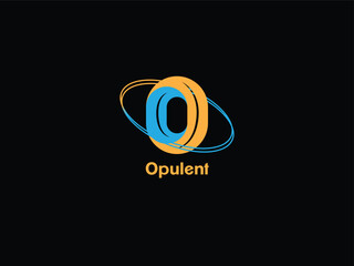 Obraz premium A lovely O letter logo that may be modified or updated to fit your company's needs.