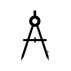 divider icon.measuring caliper vector with simple design