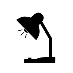 study lamp icon vector with trendy design.desk lamp icon
