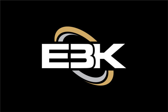 EBK creative letter logo design vector icon illustration