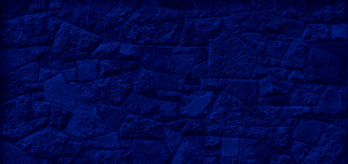 blue stone masonry wall. background or texture