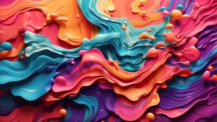 colorful background pictures Ready gradient design with fluid shapes ai generated 