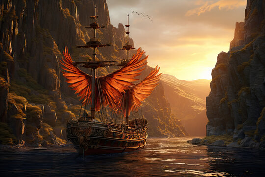 A big simurgh in 8-bit sailing over a 32-bit