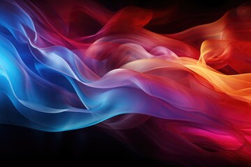 Fototapeta premium mesmerizing red and orange smoke background
