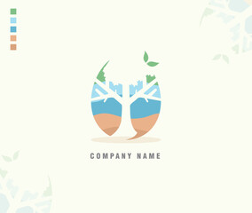 TREE EGG LOGO DESIGN