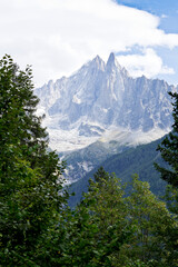 The peaks of Les Drus, Chamonix-Mont-Blanc, France