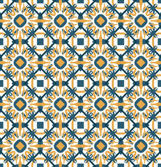 Seamless textile pattern with decorative flowers  