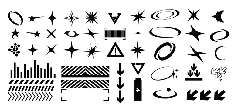 Y2K Arrow Vector Symbols Y2K Aesthetic Vector pack 80 -  Portugal