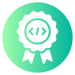 coding gradient icon