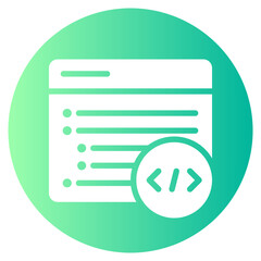 website gradient icon