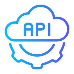 api gradient icon
