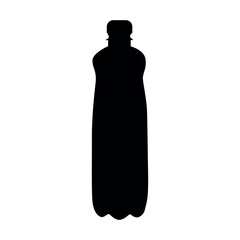 Bottle silhouette black 