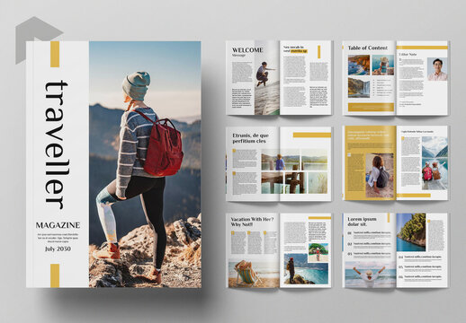 Travel Magazine Layout