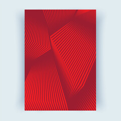 Cover with abstract lines. Cover layouts A4 format, vertical orientation. Abstract background, vector Eps10