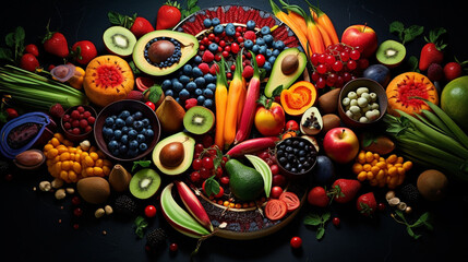 Naklejka premium fruits
