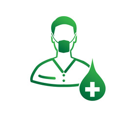 Doctor Icon Vector Concept Design