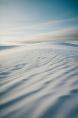 Abstract lines of winter texture background in white color