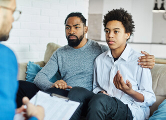 child problem father man family son therapy psychotherapy parent psychologist teenage help patient...
