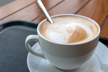 Hot Cappuccino: A Perfect Morning Pick-Me-Up.
