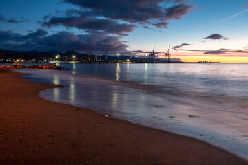 Fototapeta premium sunset on the beach