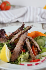 meat with vegetables