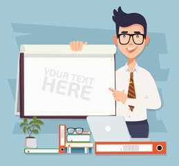 Businessman Vector Concept Design