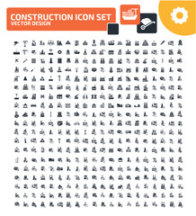 Construction Vector Icon Set Design