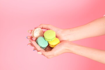 Hand with Macaroons