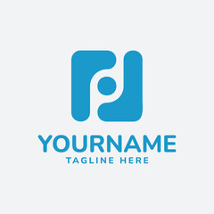 the letter R logo is in the shape of a camera, a simple logo, suitable for business and entertainment