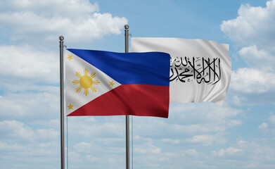 Philippines and Afghanistan national flag