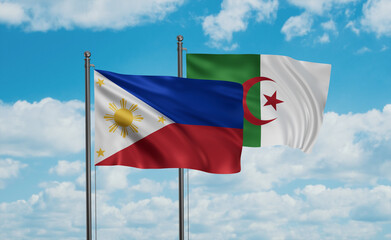Philippines and Algeria national flag