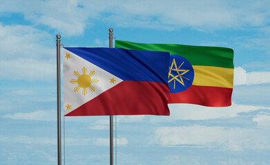 Ethiopia and Philippines flag