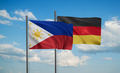 Germany and Philippines flag